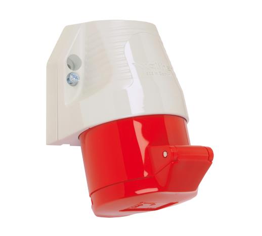 Walther wall socket, 16 A, 400 / 415 V, 3P+N+E, IP44.