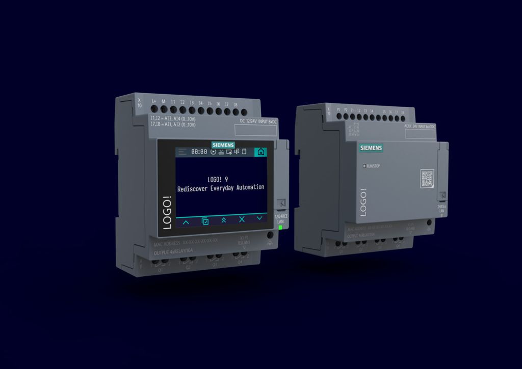 Siemens LOGO! 9 controller and expansion modules